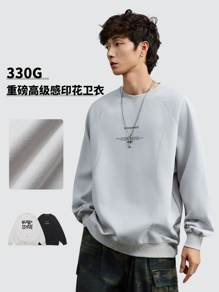 厂家直销男女通勤印花宽松牛仔外套，春秋休闲，街潮风格，棉质舒适