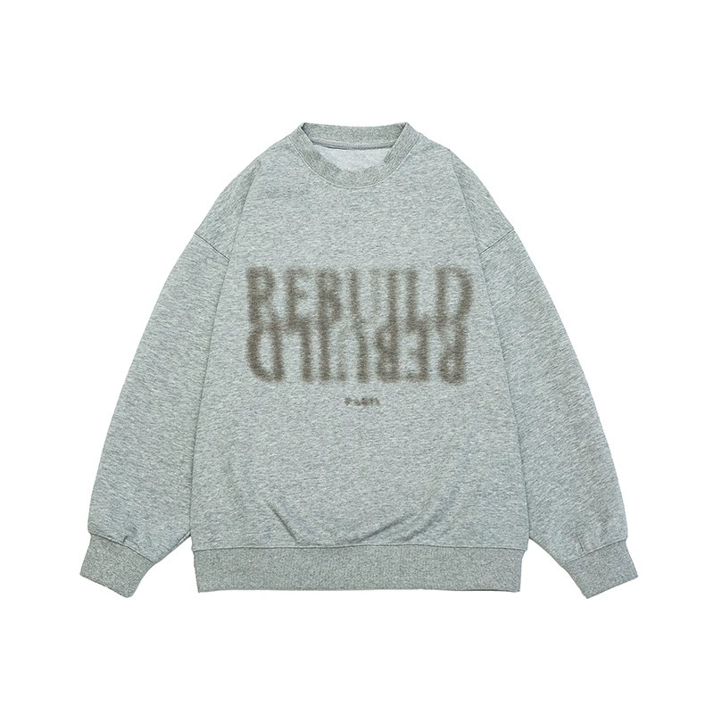 厂家直销男士宽松修身牛仔外套，春秋休闲风格，数字印花设计