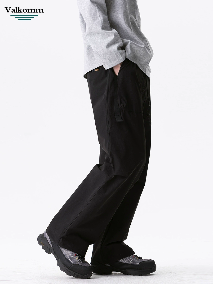 厂家直销男士宽松休闲工装裤，直筒型，高街时尚，夏季休闲，刺绣口袋设计，耐磨防撕裂