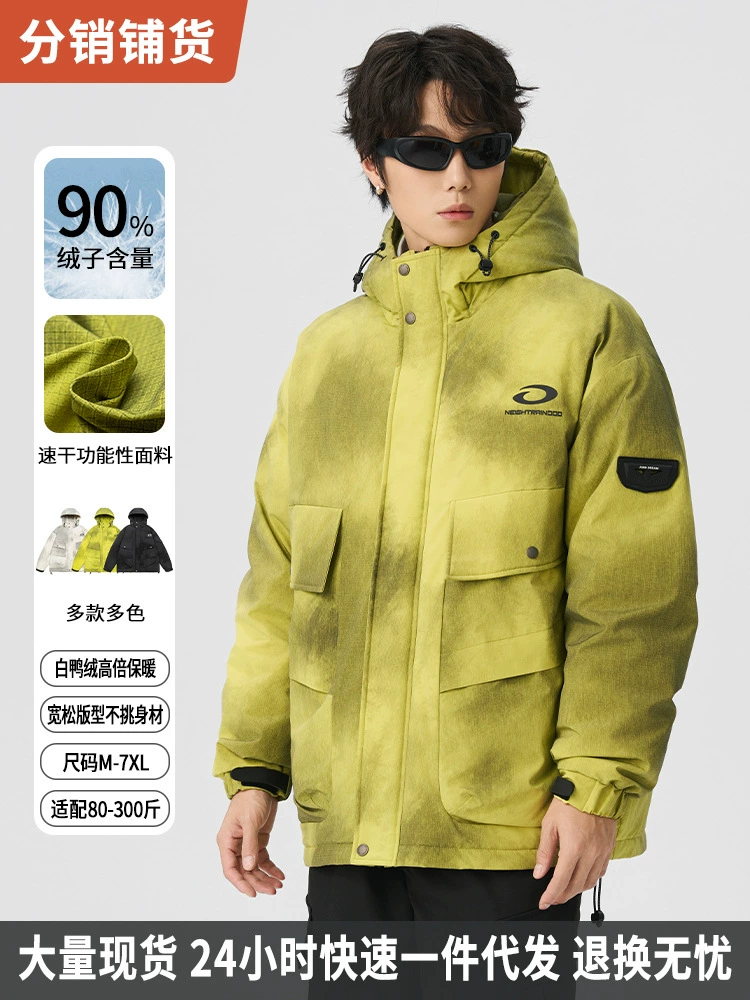 厂家直销男女通用宽松型加厚牛仔外套，冬季休闲风格，防风耐磨款式