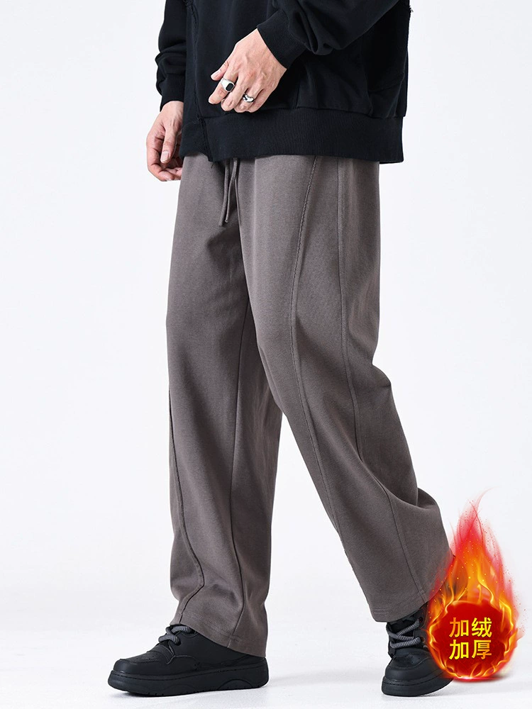 厂家直销男士宽松微弹直筒牛仔裤，秋冬休闲必备，多口袋设计