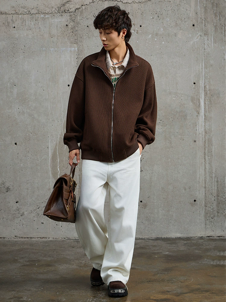 厂家直销男士透气宽松牛仔外套，简约风格，休闲场合，多口袋设计