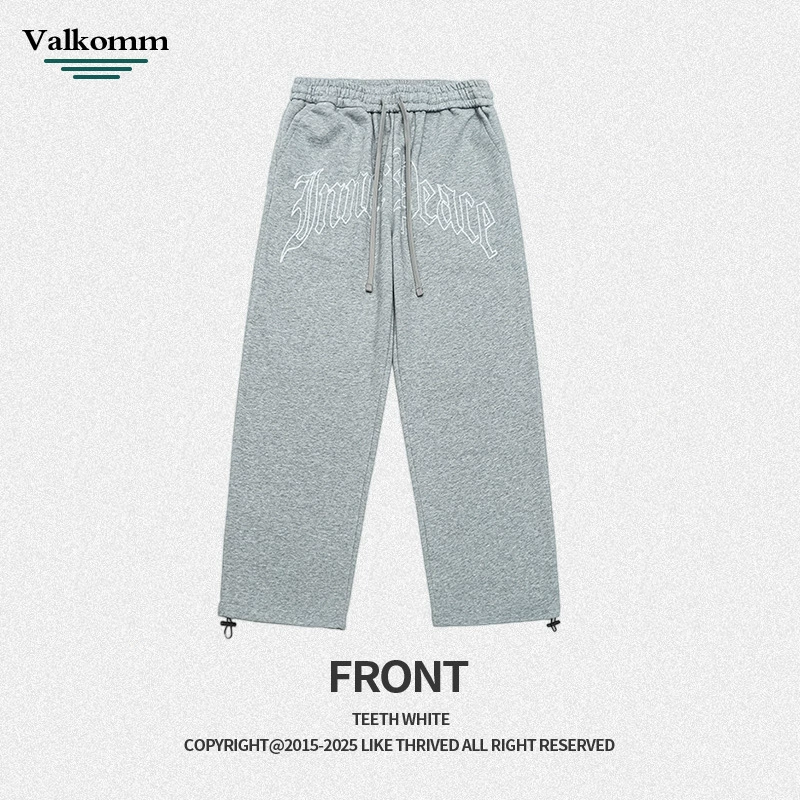 厂家直销男士高品质透气宽腿休闲牛仔裤，春秋季，印花设计，适合青少年休闲穿搭