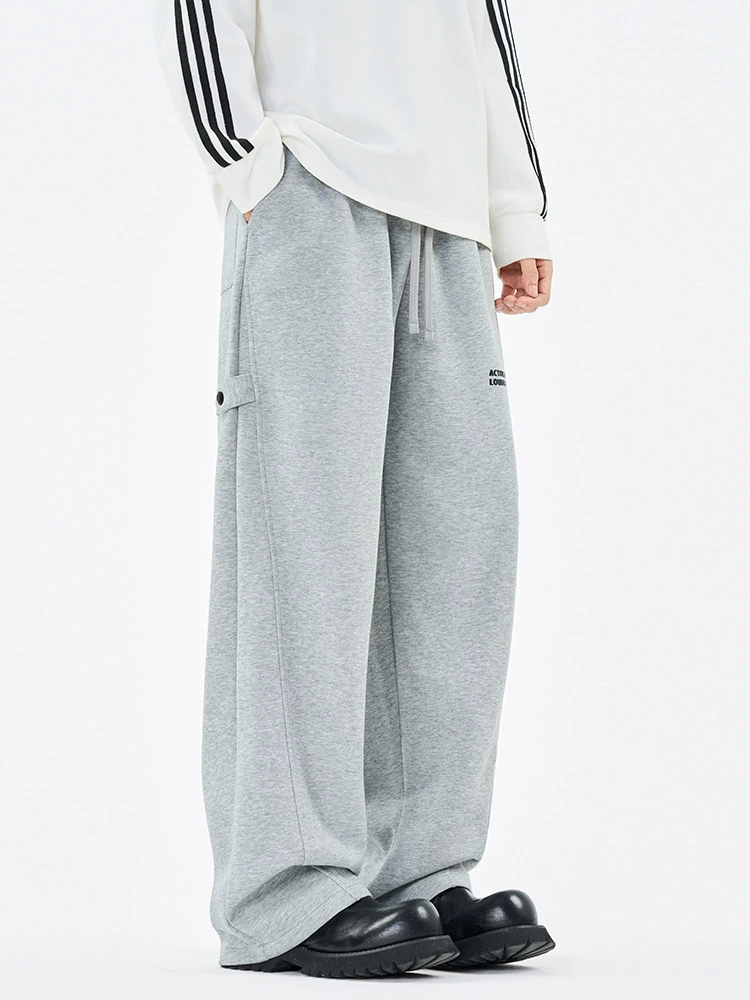 厂家直销男女休闲宽松牛仔裤，春秋高街款式，印花设计，免烫透气，潮流百搭长裤