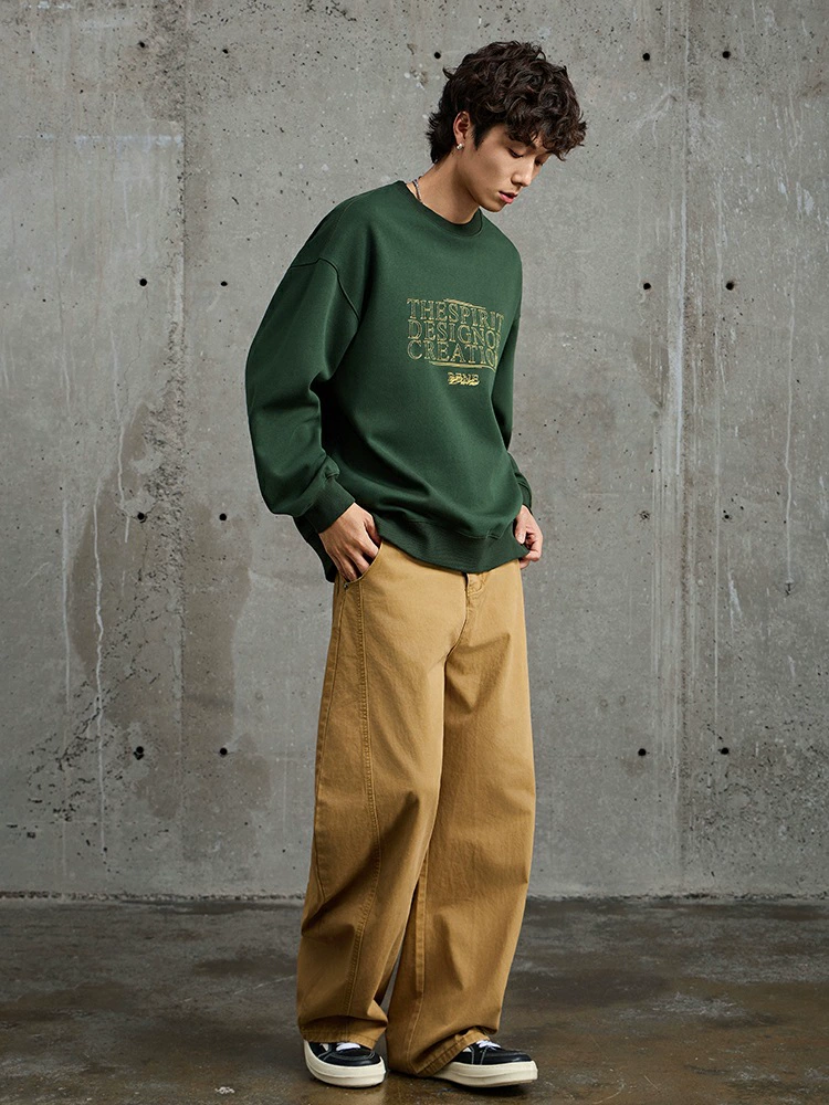 厂家直销青少年宽松刺绣牛仔外套，春秋休闲风格，字母图案设计