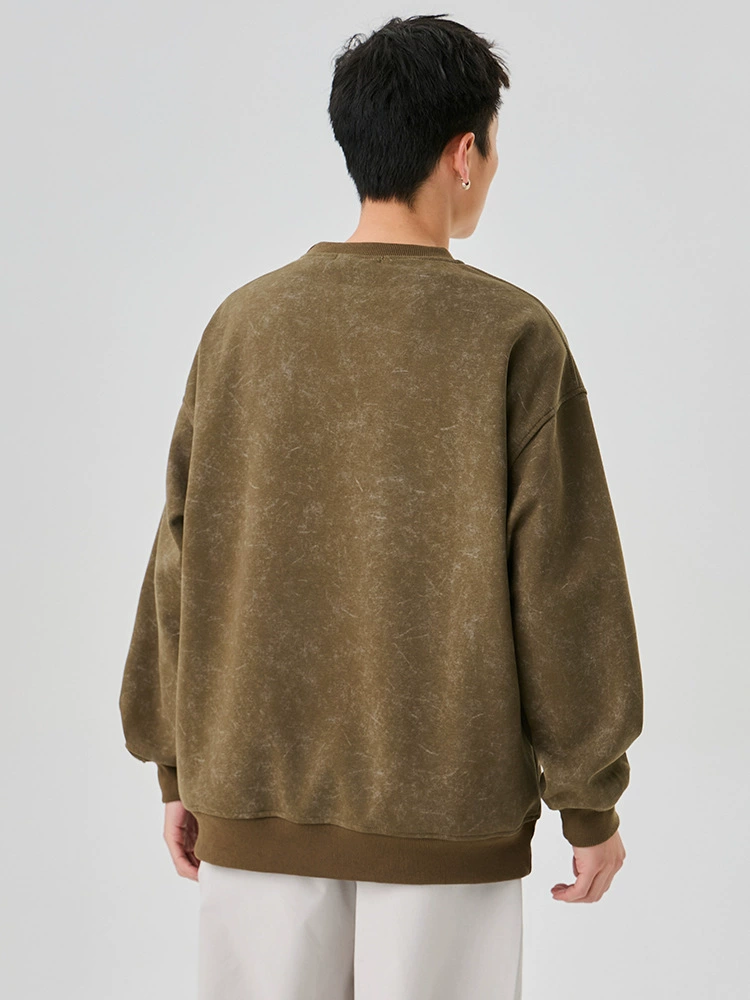 厂家直销男士宽松刺绣牛仔外套，黑色水洗设计，休闲风格，春秋季节，舒适棉混纺