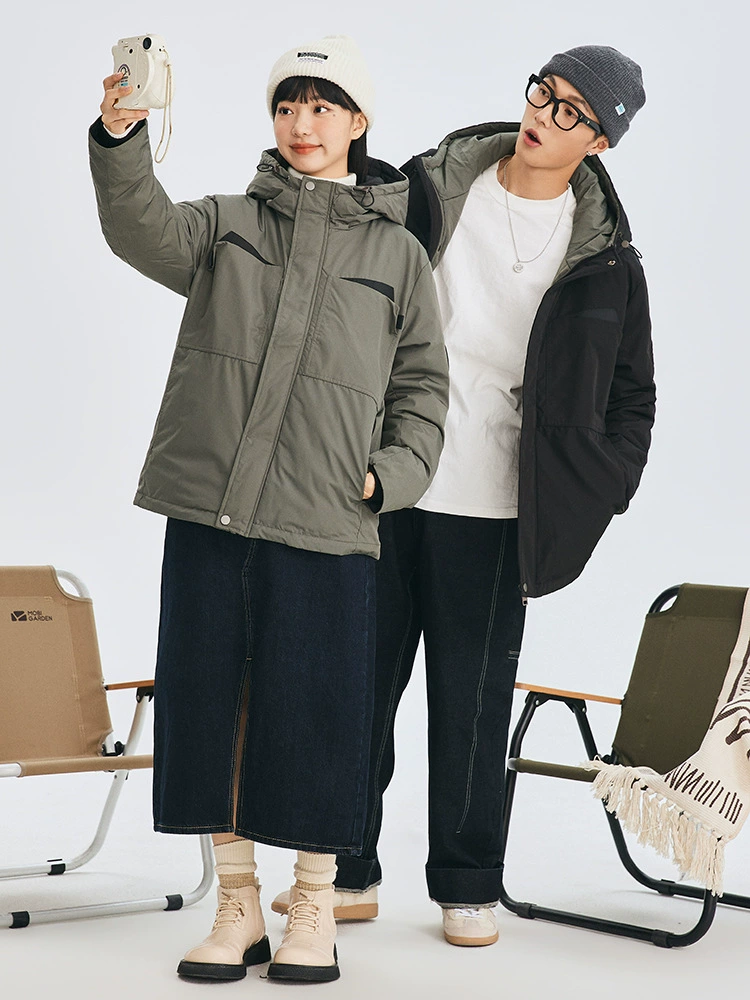 厂家直销男士冬季加厚连帽工装外套，合体型，青春流行风格，多口袋设计，适合日常穿着