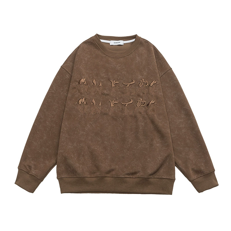 厂家直销男士宽松刺绣牛仔外套，黑色水洗设计，休闲风格，春秋季节，舒适棉混纺