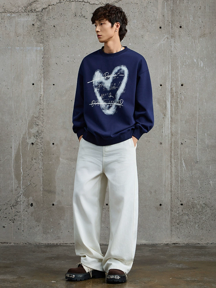 厂家直销男士宽松数码印花牛仔外套，秋季休闲风格，舒适透气棉质设计