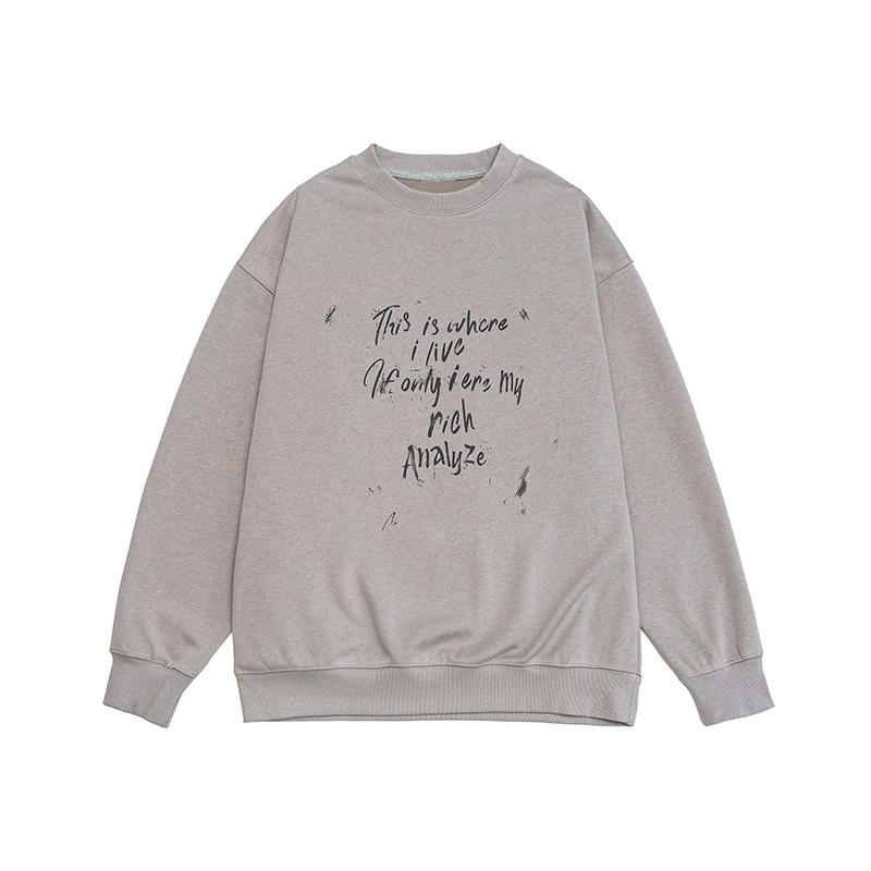 厂家直销男士宽松修身字母印花牛仔外套，春秋休闲风格，普通厚度舒适面料