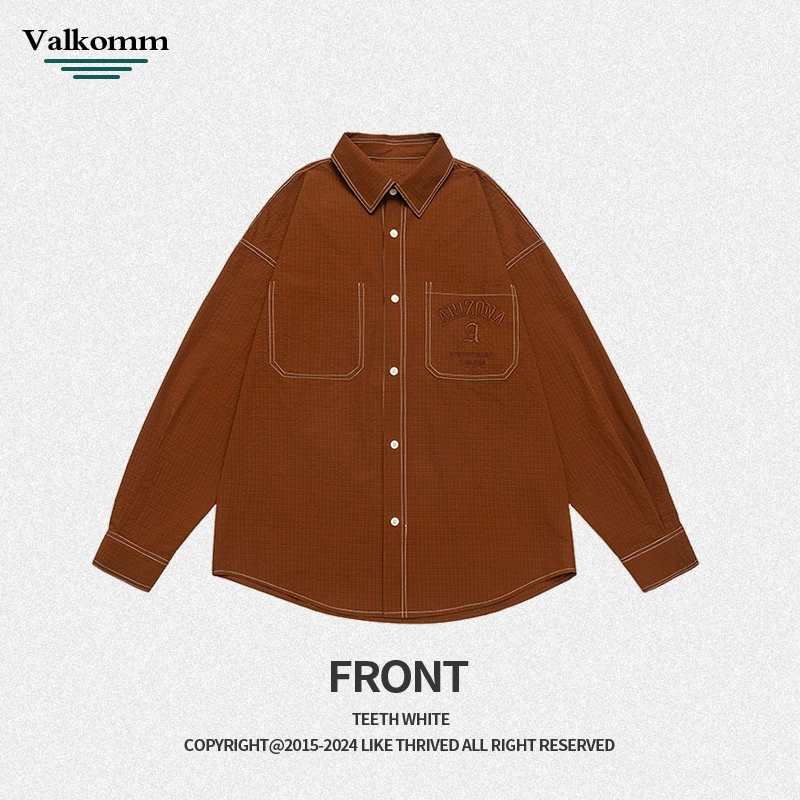 厂家直销男士透气刺绣宽松牛仔外套，春秋休闲薄款高街风格