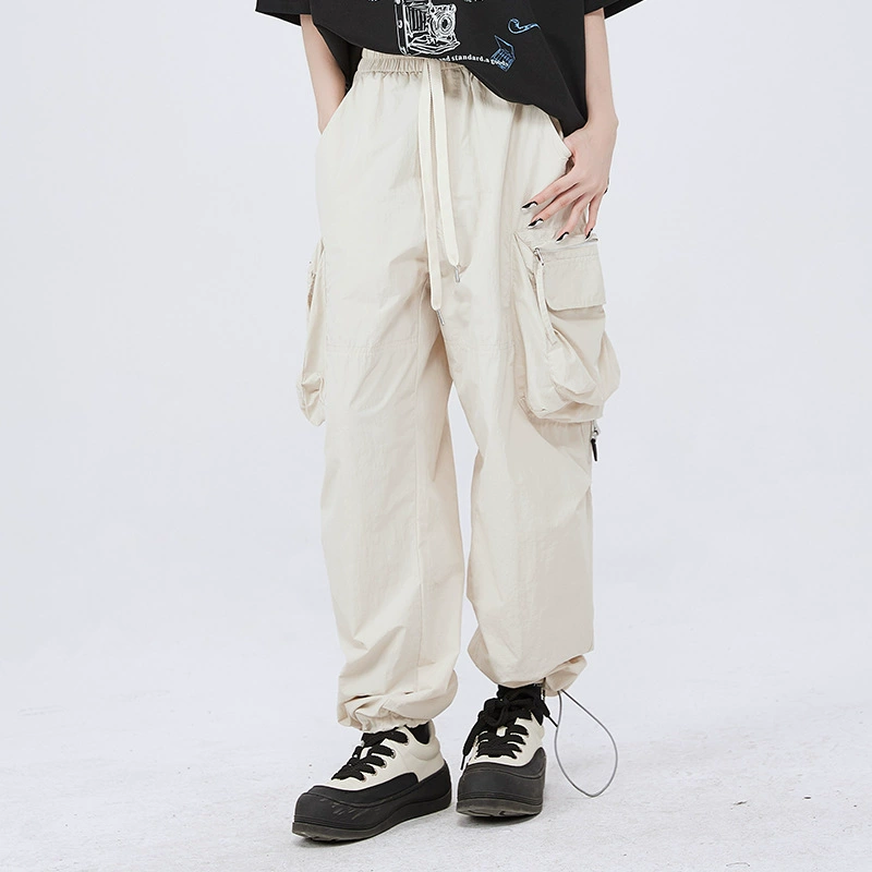 厂家直销男士夏季薄款速干工装裤，修身直筒，休闲风格，多口袋设计，防水耐磨