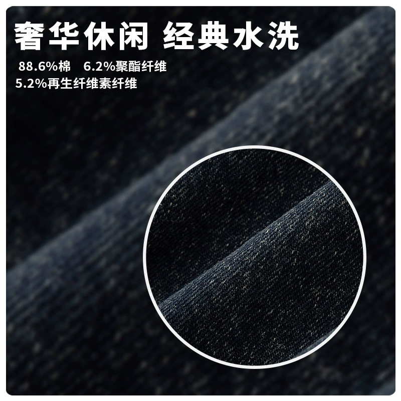 厂家直销男士宽松牛仔外套，春秋休闲美式风格，多口袋设计，街潮牛仔夹克