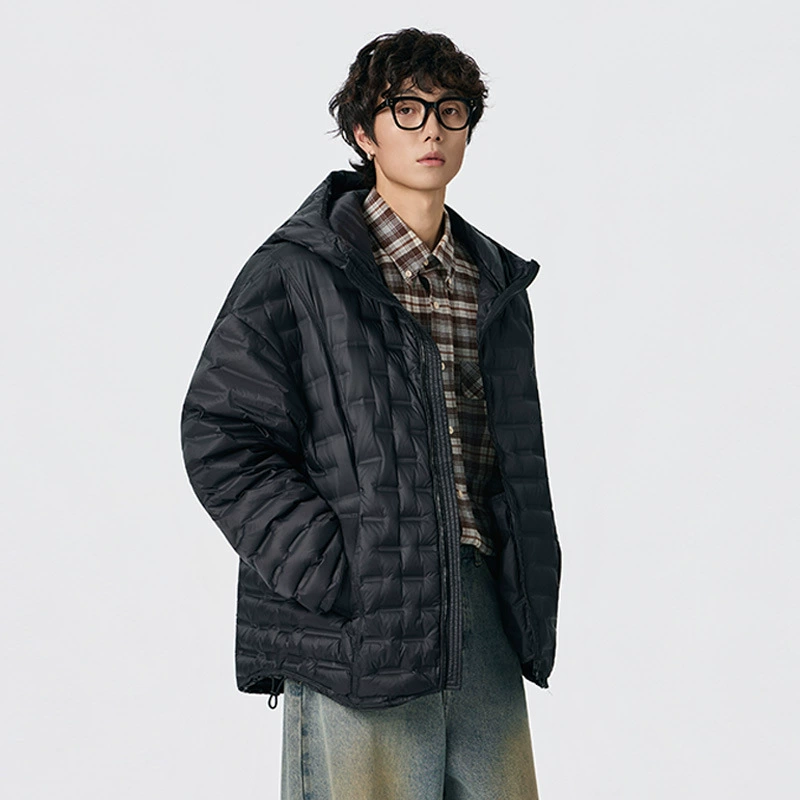 厂家直销男士宽松加厚牛仔外套，简约风格，适合日常通勤，防风防寒，适合冬季穿着