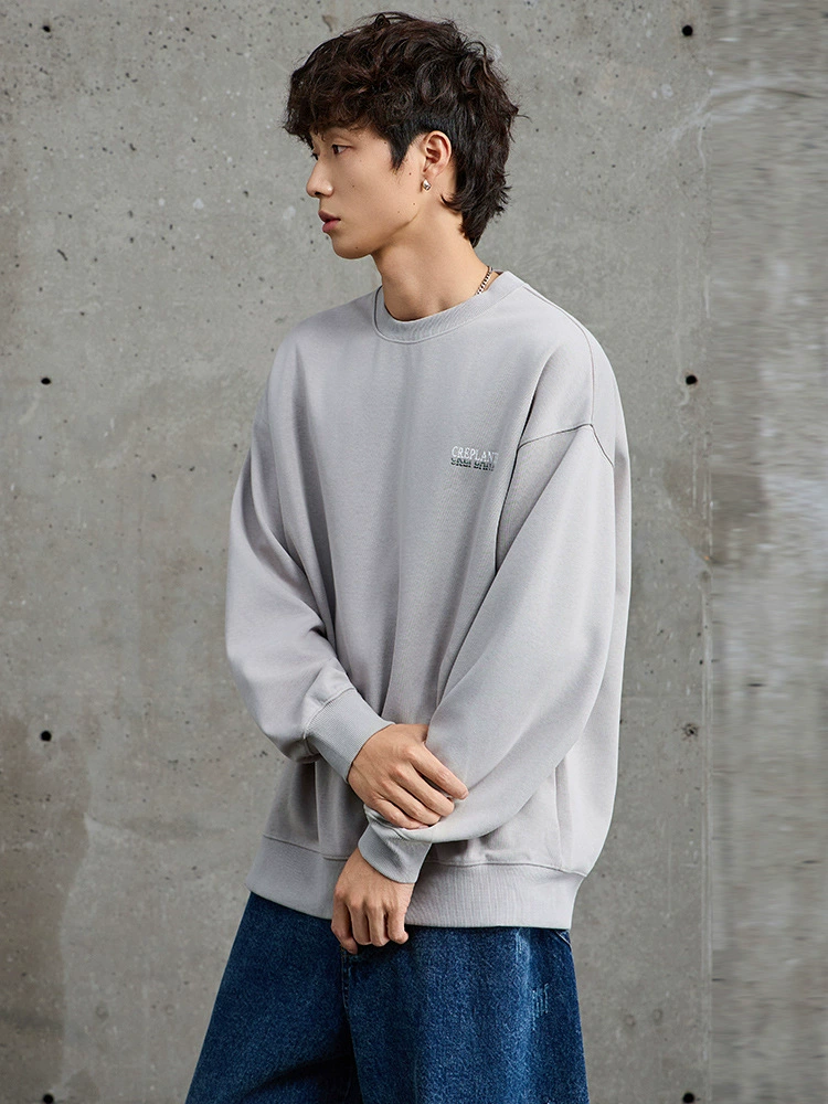 厂家直销男士宽松印花牛仔外套，春秋休闲风格，日常多口袋设计