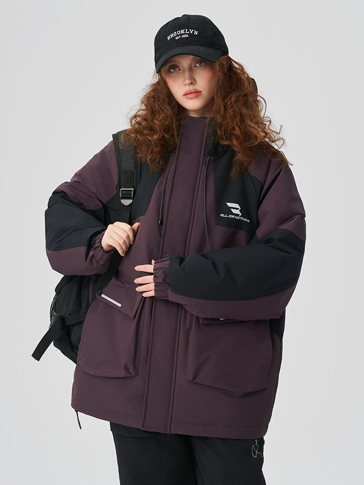 厂家直销男士加厚宽松羽绒服，长款防寒黑色外套，冬季休闲，防风防水，适合青少年穿着