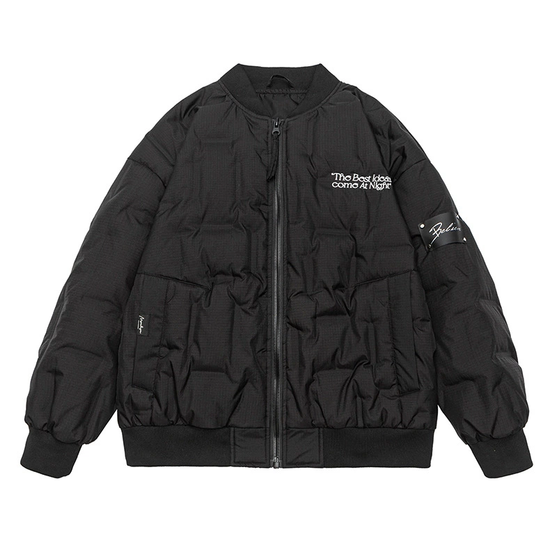 厂家直销青少年男士牛仔外套，宽松加厚，简约风格，冬季休闲，防风多口袋设计