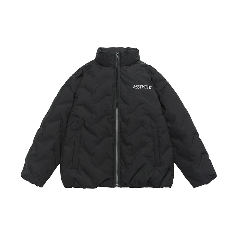 厂家直销青少年加厚防风保暖牛仔外套，宽松型，冬季休闲风格，简约纯色设计