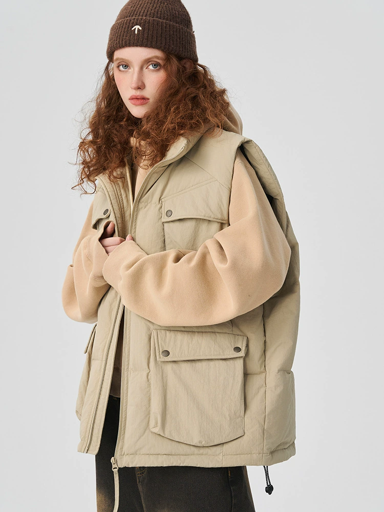 厂家直销男士宽松多口袋牛仔外套，简单时尚，休闲风格，冬季防风加厚设计