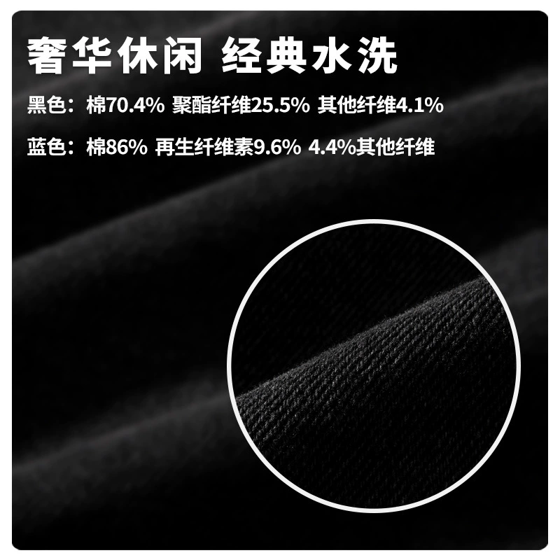 厂家直销男士复古宽松牛仔外套，时尚大口袋设计，耐磨牛仔面料，春秋休闲日常款，嘻哈风格传统磨毛工艺