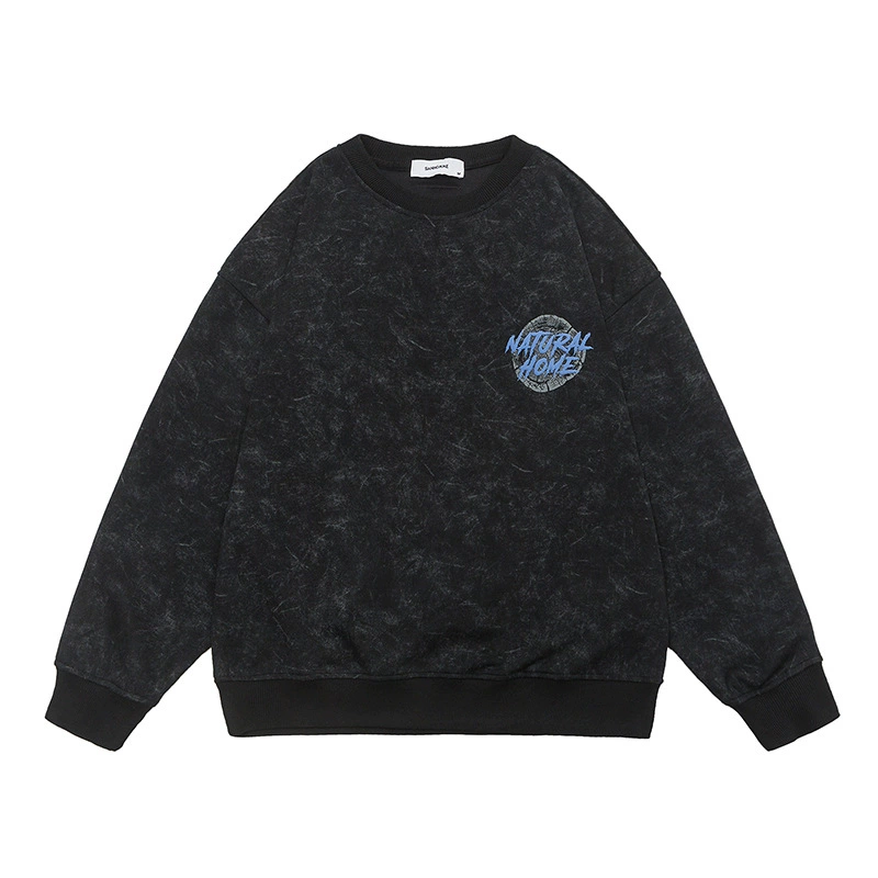 厂家直销男士宽松百搭印花牛仔外套，春秋日常、高街流行风格，数码印花潮流设计