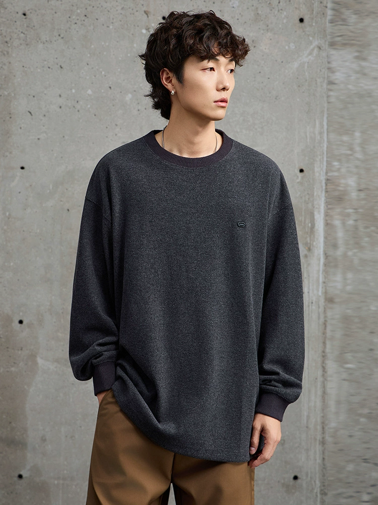 厂家直销男士宽松印花牛仔外套，秋冬休闲风格，多口袋设计