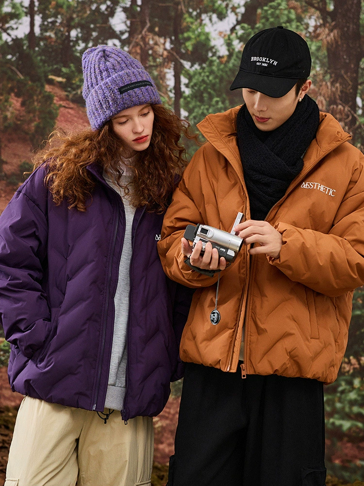 厂家直销青少年加厚防风保暖牛仔外套，宽松型，冬季休闲风格，简约纯色设计