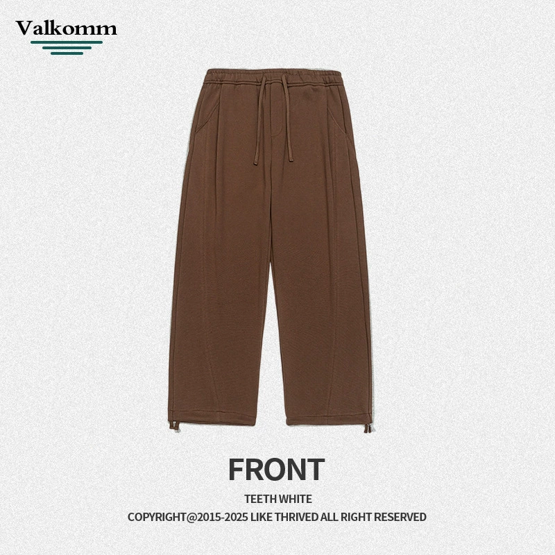 厂家直销男士宽松抽绳休闲裤，直筒设计，秋季新款，优质弹力面料，适合日常与运动场合