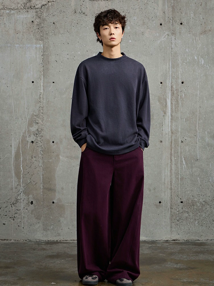 厂家直销男士宽松高品质纯色牛仔衬衫，春秋休闲风格，免烫透气设计