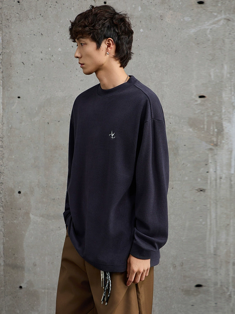 厂家直销男士宽松透气刺绣牛仔外套，秋季休闲风格，多口袋设计