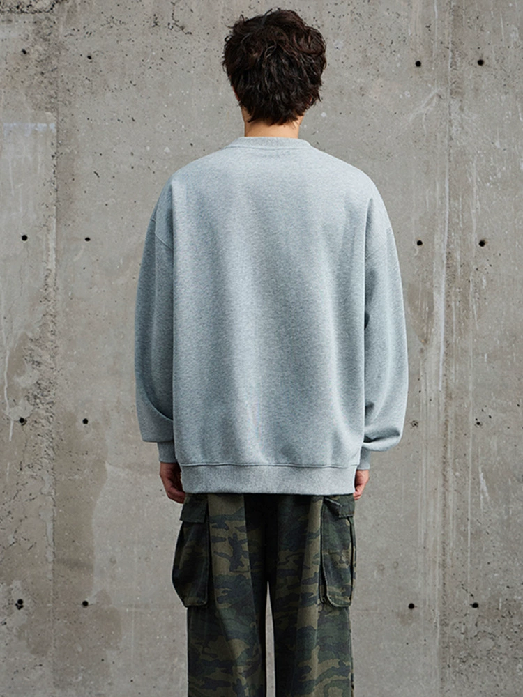 厂家直销男士宽松印花牛仔外套，春秋休闲风格，多口袋设计