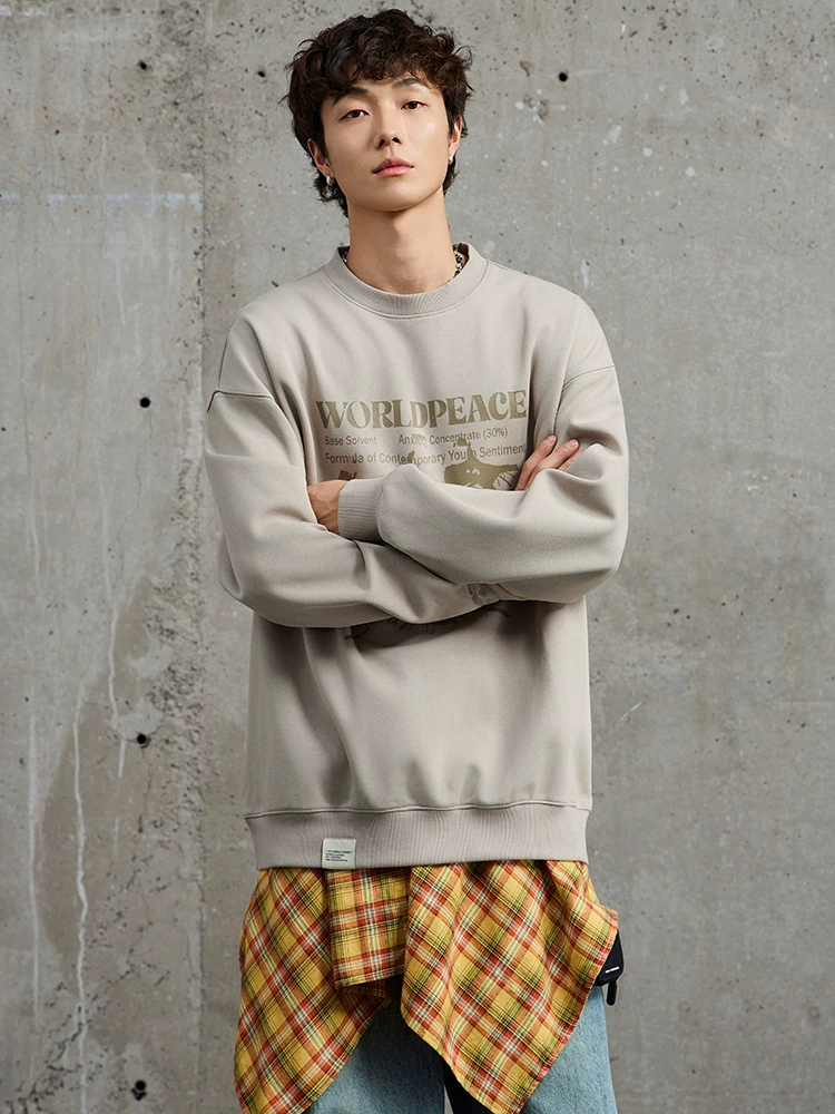 厂家直销男士宽松人物印花牛仔外套，春秋休闲，优质棉料，时尚百搭