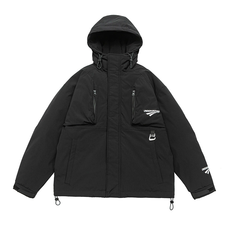 厂家直销男士宽松防寒防风牛仔外套，高街潮流，休闲风格，长款加厚设计