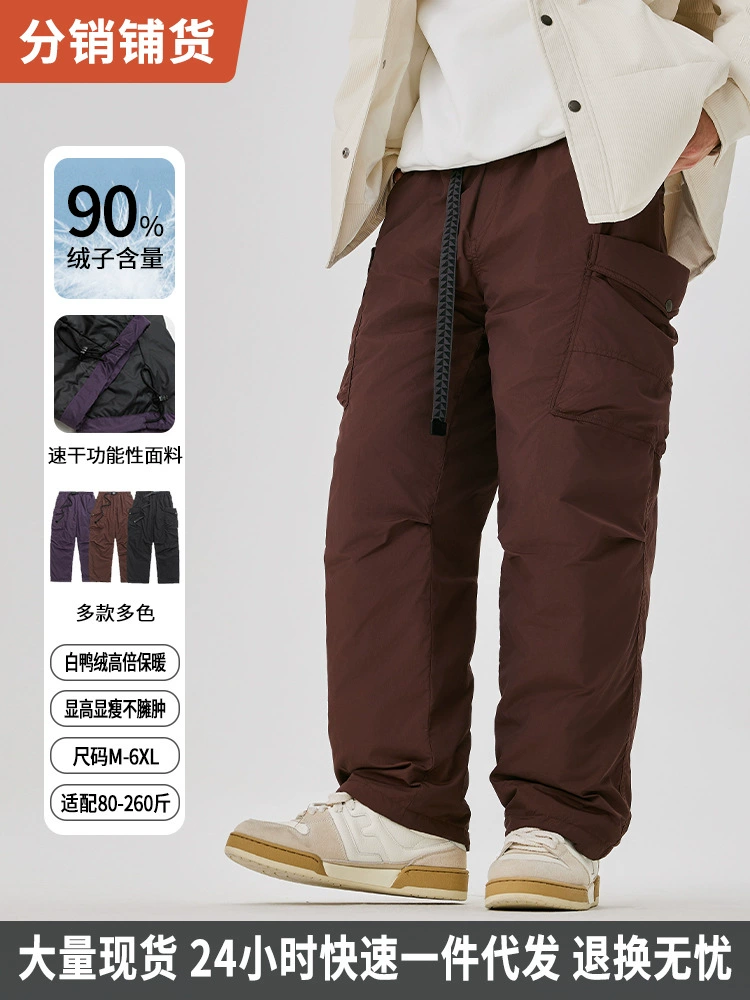 厂家直销男士加厚防风牛仔裤，直筒型，冬季休闲，适合滑雪和户外活动