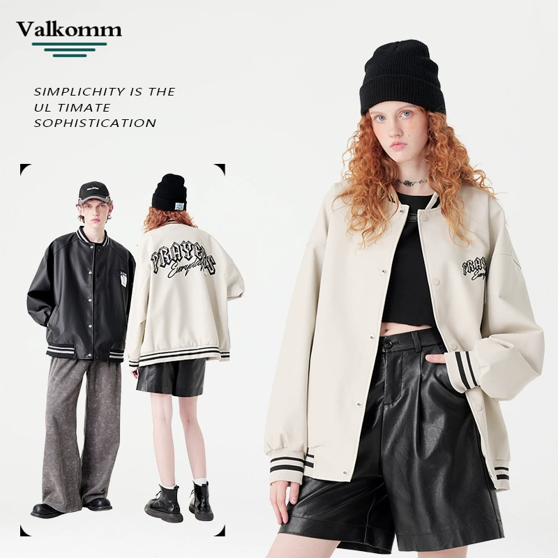 厂家直销青年男士宽松刺绣牛仔外套，春秋休闲风格，时尚街头款