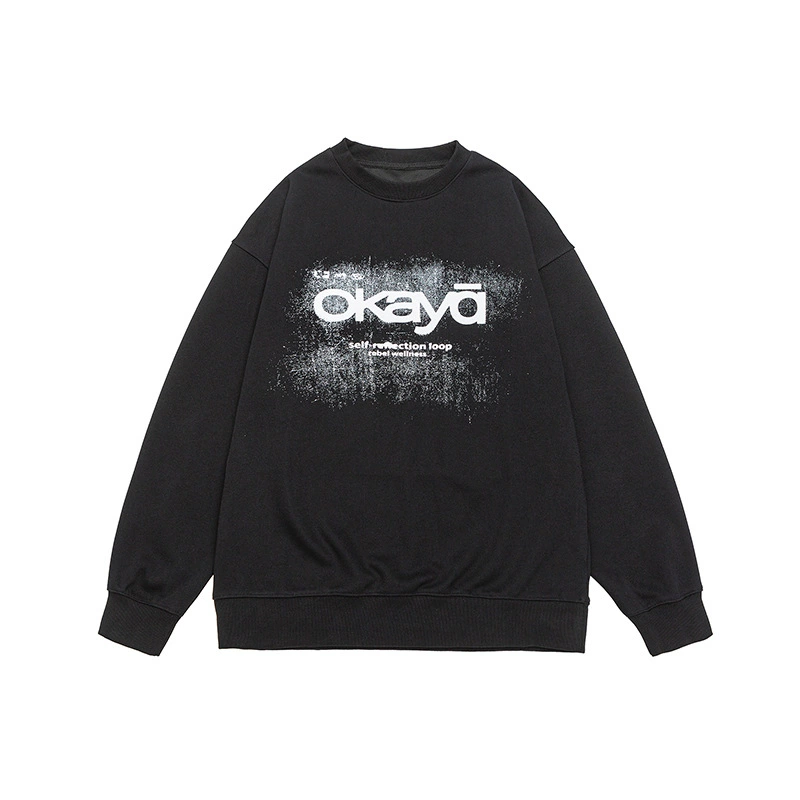 厂家直销男士宽松印花牛仔外套，秋冬休闲风格，多口袋设计