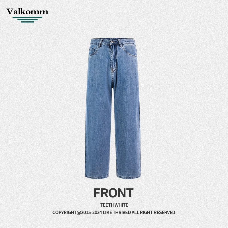 厂家直销男士透气薄款水洗牛仔裤，修身直筒设计，夏季休闲风格，多口袋实用性