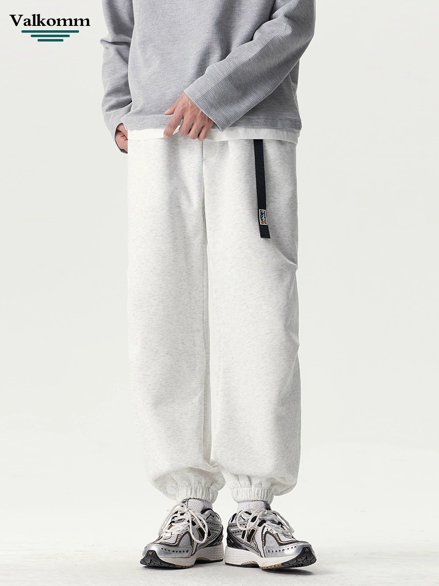 厂家直销男士宽松伞兵裤，加厚休闲牛仔裤，适合春秋季，压皱工艺，百搭潮流风格