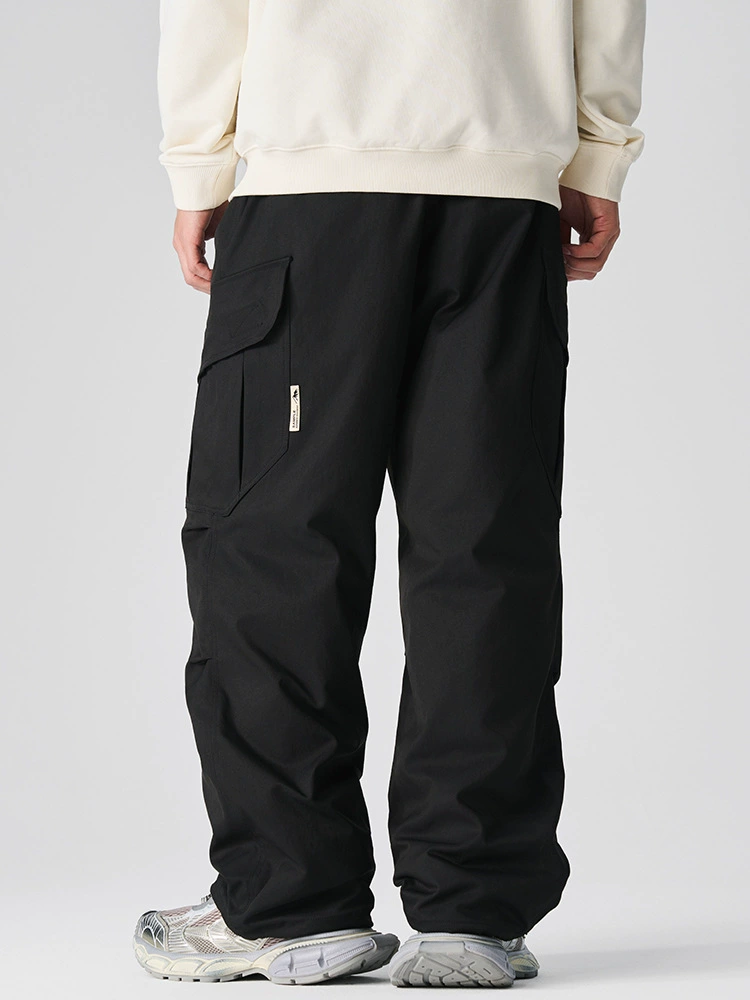 厂家直销男士防水加厚牛仔裤，宽松直筒设计，秋冬休闲必备，多口袋风格