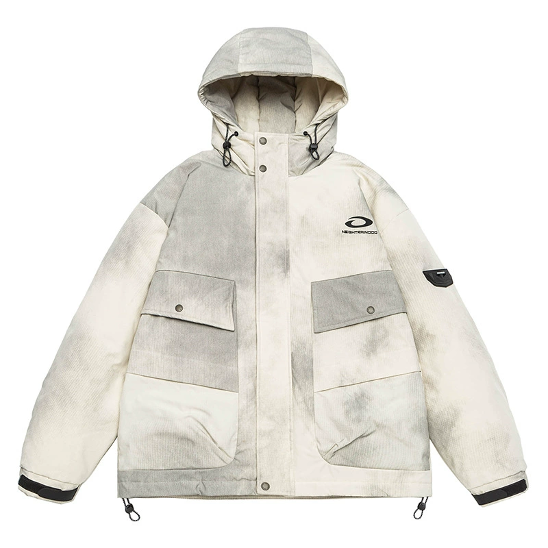 厂家直销男女通用宽松型加厚牛仔外套，冬季休闲风格，防风耐磨款式