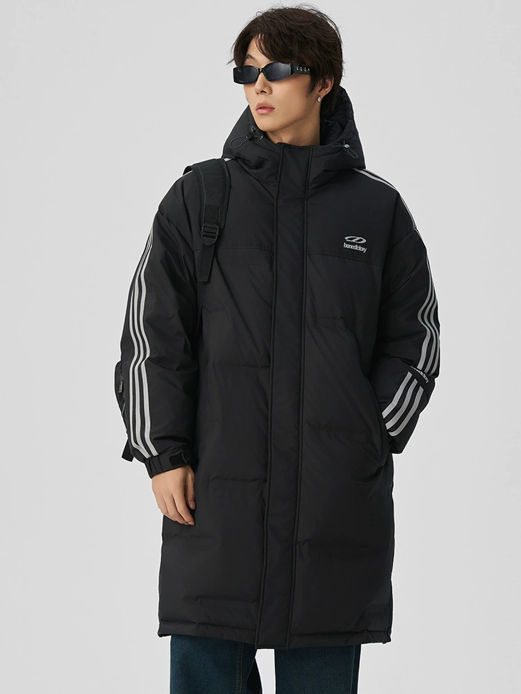 厂家直销男女同款冬季加厚宽松白鸭绒羽绒服，防寒保暖基本款，休闲风格，时尚都市适用