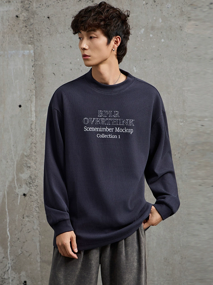 厂家直销青年宽松印花牛仔外套，秋季休闲风格，透气弹力设计