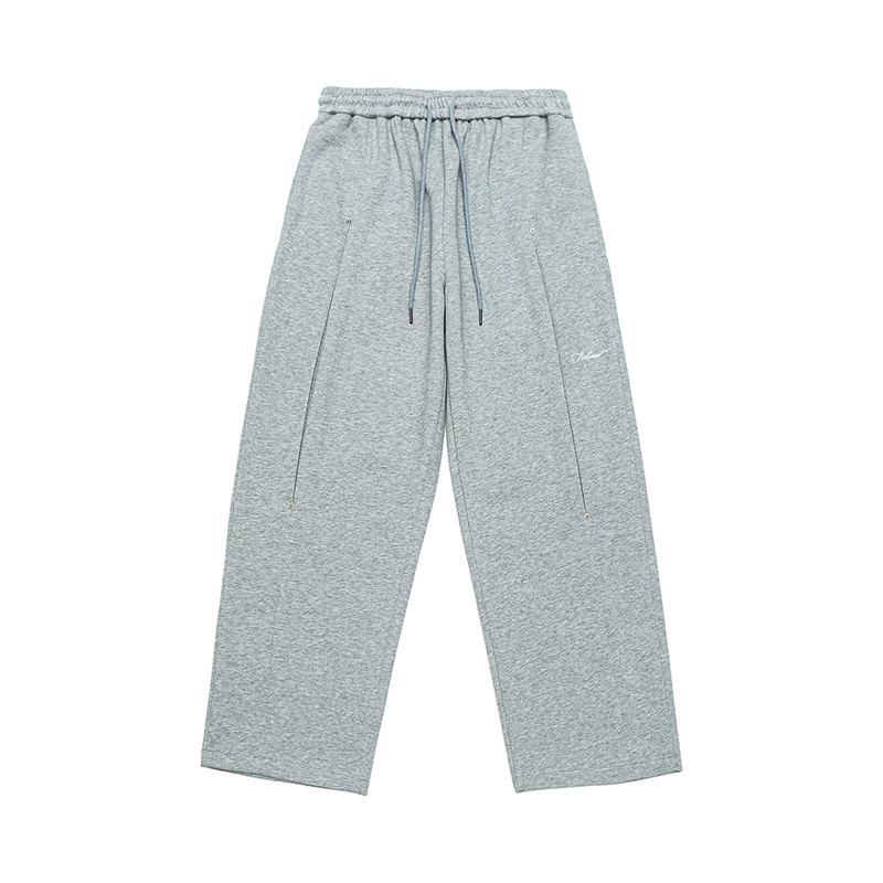 厂家直销男士修身刺绣阔腿牛仔裤，春秋休闲风，免烫耐磨长裤