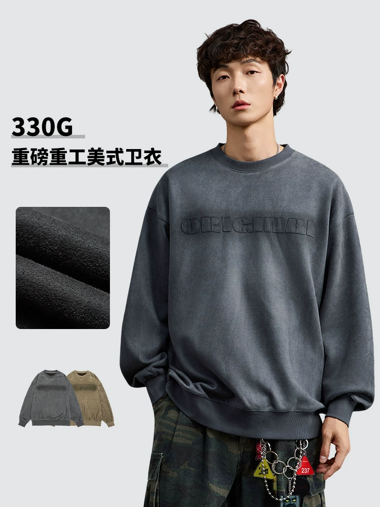 厂家直销男士宽松修身水洗做旧字母印花牛仔外套，春秋休闲，潮流风格