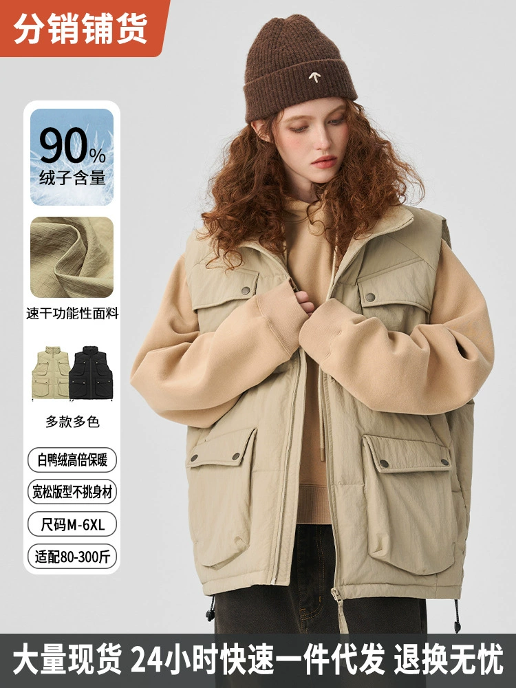 厂家直销男士宽松多口袋牛仔外套，简单时尚，休闲风格，冬季防风加厚设计