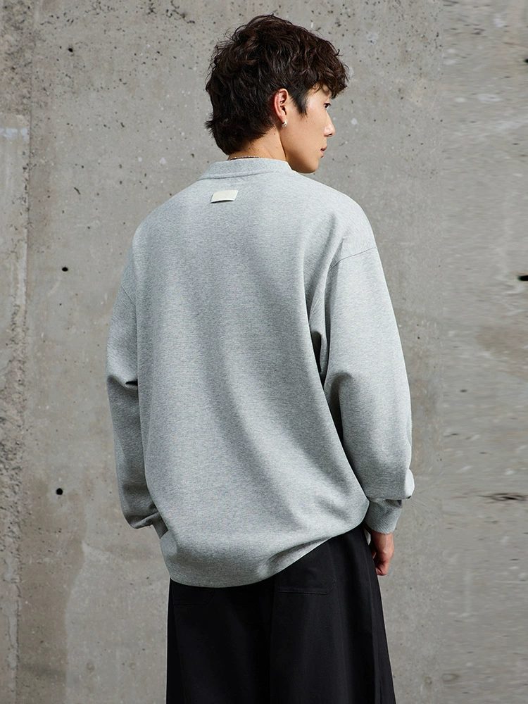 厂家直销男士宽松黑色休闲牛仔外套，春秋季，金属装饰免烫处理