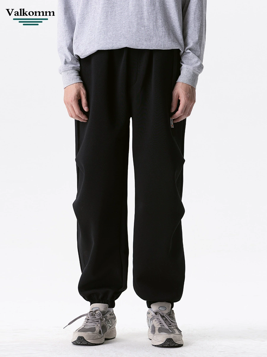 厂家直销男士宽松伞兵裤，加厚休闲牛仔裤，适合春秋季，压皱工艺，百搭潮流风格