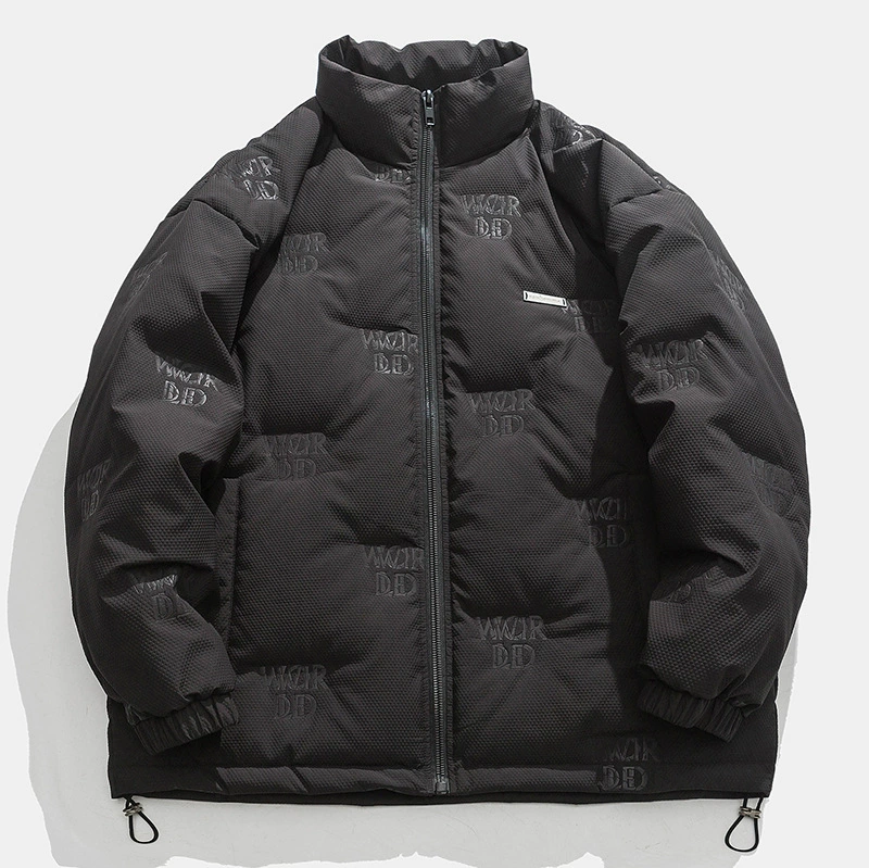 厂家直销男士宽松加厚防风防寒牛仔外套，冬季运动风格，多口袋设计