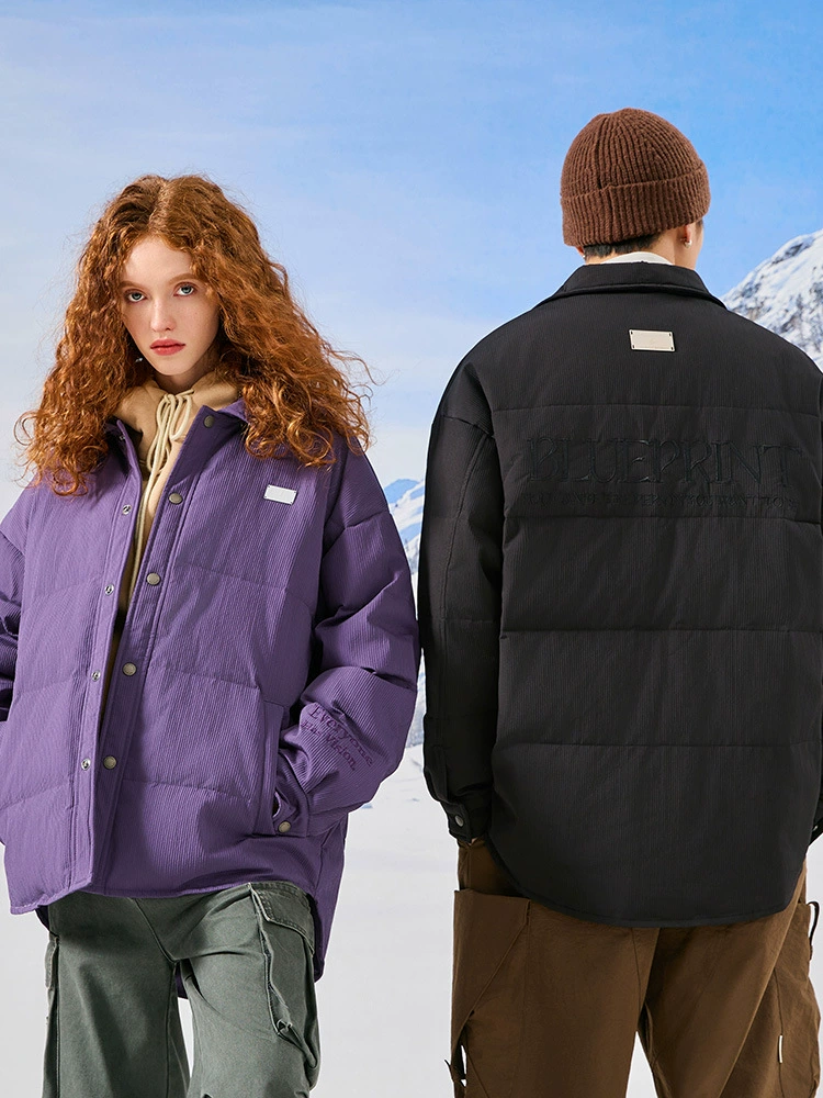 厂家直销女式加厚简约立领牛仔外套，宽松版型，冬季休闲，防风防水设计