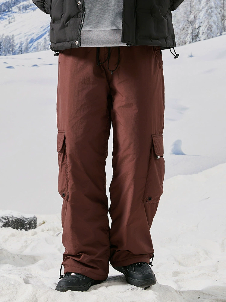 厂家直销男士加厚保暖工装裤，防风防寒宽松束脚裤，冬季户外直筒牛仔裤，舒适耐穿多口袋设计